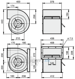 Rosenberg DRAD 251-4 L - описание, технические характеристики, графики